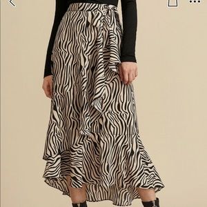 Shein wrap skirt